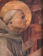 Fra Filippo Lippi Details of St Bernard's Vision of the Virgin painting